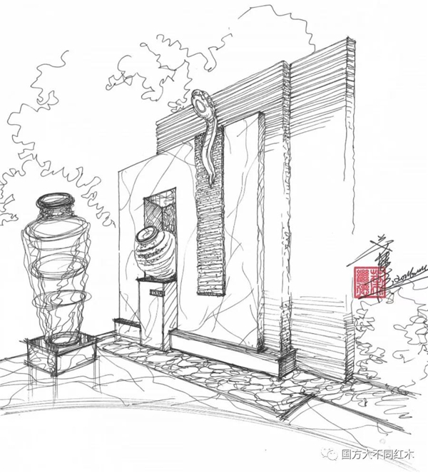 国方家居家具设计草图