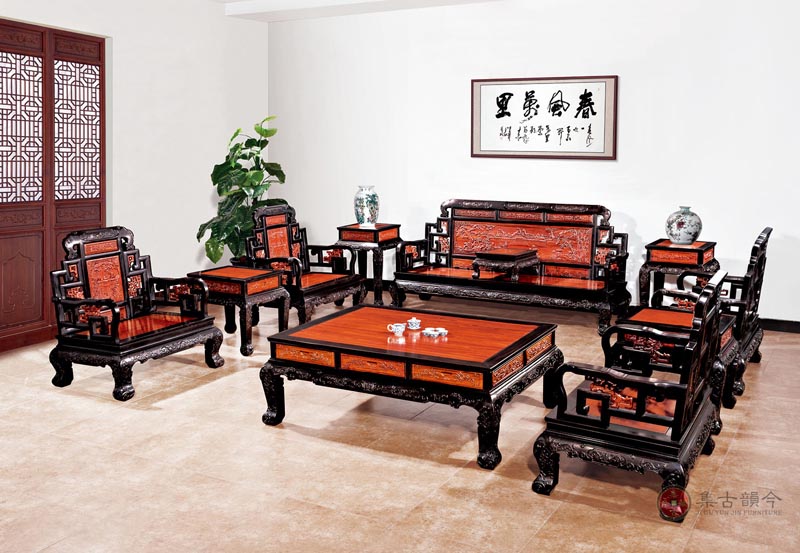 六合山水沙发